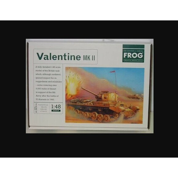Zvezda ZV6280 British Infantry Tank Valentine Mk.II 1/48 British Infantry Tank Valentine Mk II by FROG ex-Bandai